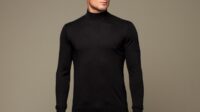 Turtleneck mock cashmere utku