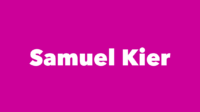 What was samuel kiers business name