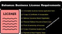 How to get a business license in the bahamas