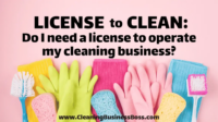 Cleaning business start steps