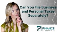 How to separate business and personal taxes