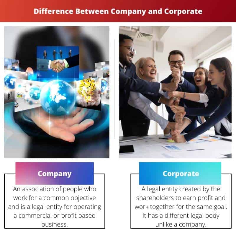 Firm company vs difference between top info below