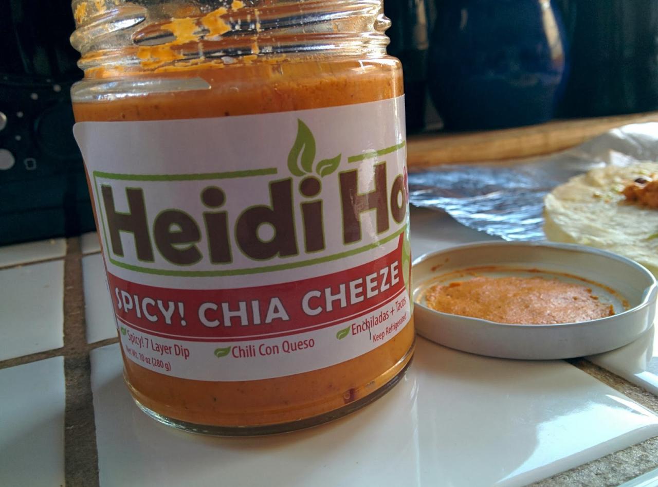 Heidi ho chia spicy cheese