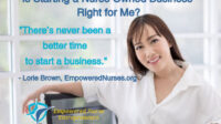 What business can a nurse start