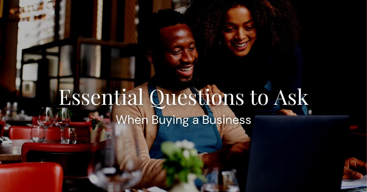 What questions to ask when buying a business