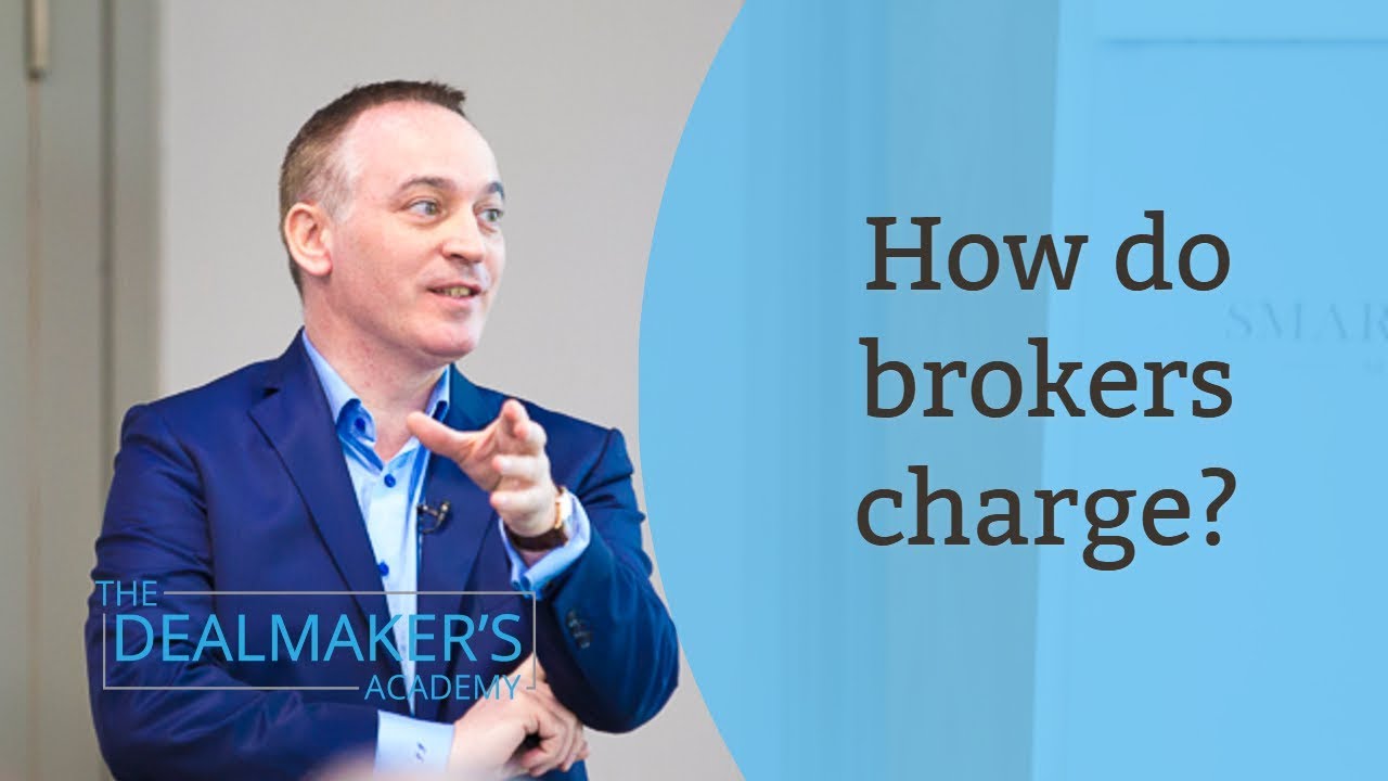 What do business brokers charge