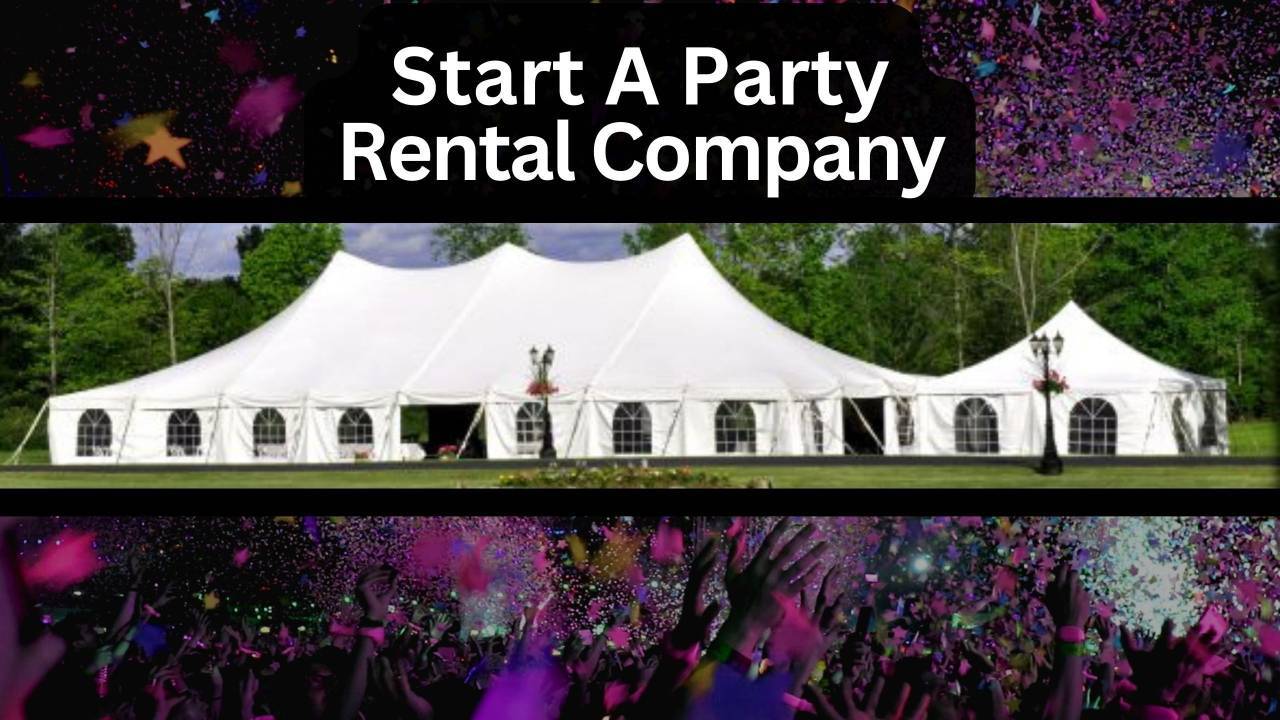 How to start a party rental business from home