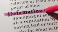 Can a business sue for defamation