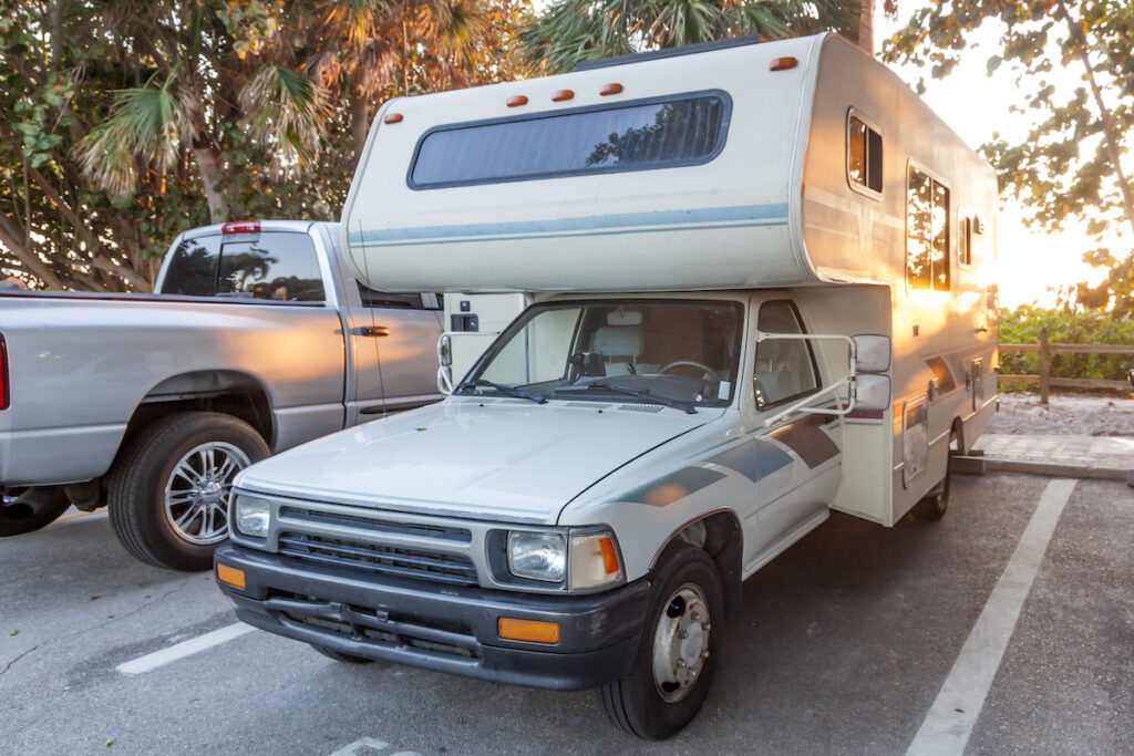 What businesses allow overnight rv parking