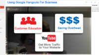 Hangouts business reviews details screenshots