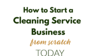 How to start a cleaning business in va