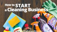 Cleaning business start steps