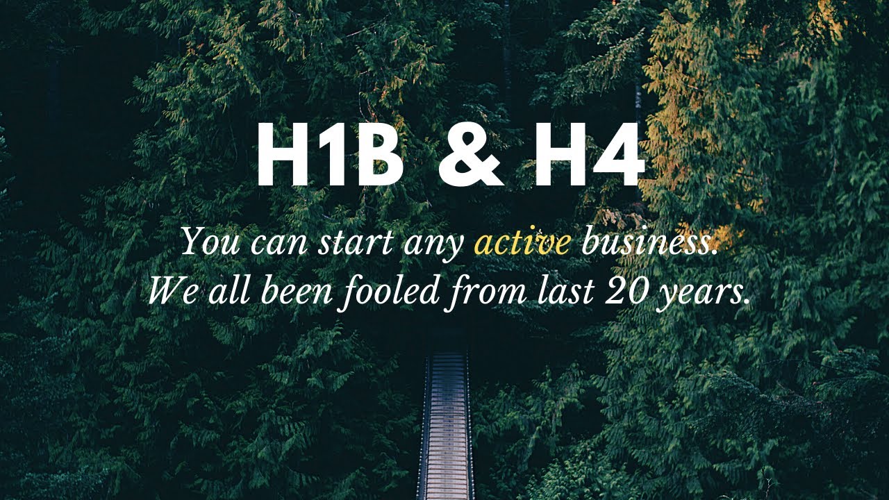 Can h1b start a business