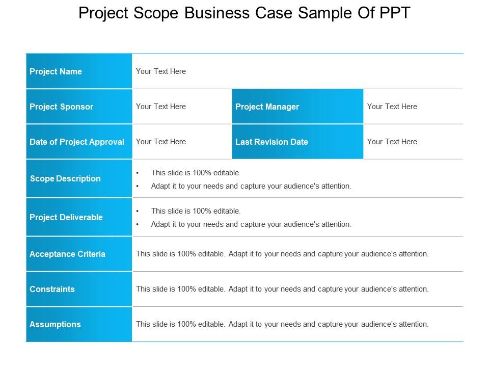 What is the scope of business