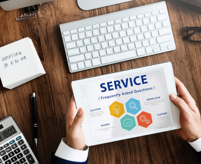 What is the best example of a service business