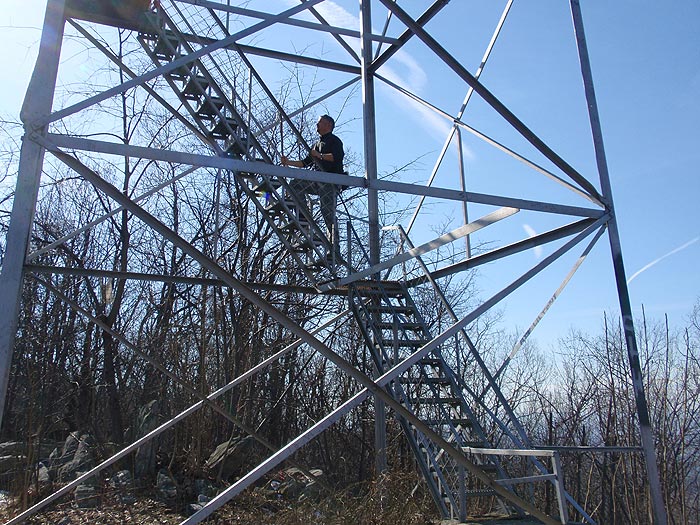 Woodstock tower hike late january hikingupward gwnf